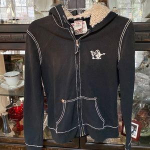 True religion Sherpa hoodie
